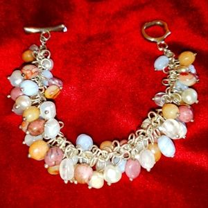 Sterling Silver Gemstone Bracelet.